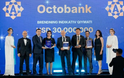 Octobank получил награду «За динамичное развитие в банковской сфере Узбекистана 2024 года»