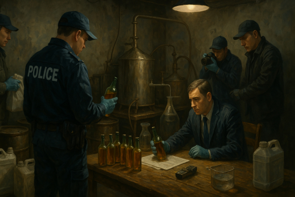 Подпольное производство алкоголя пресекли в Жамбылской области